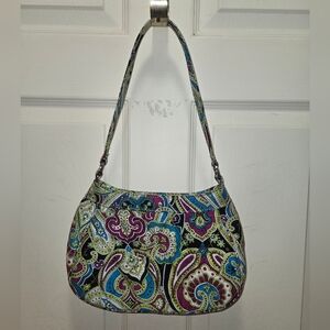 Vera Bradley Vintage Zoe Silk shoulder bag Paisley,Limited Edition,NWOT